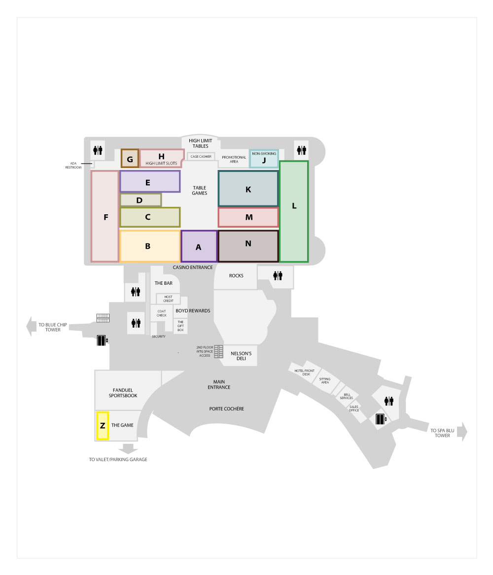 Blue Chip Slot Search Map